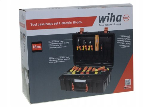 Zestaw Narzędzi Elektryka Wiha 18 El. W Pyło-Wodoszczelnej Walizce Ip67