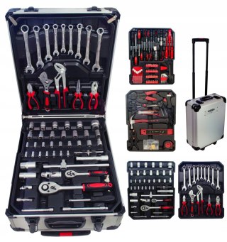 Zestaw Narzędzi Eurotec 300El W Walizce Xxl Z Organizerami - Nowy!