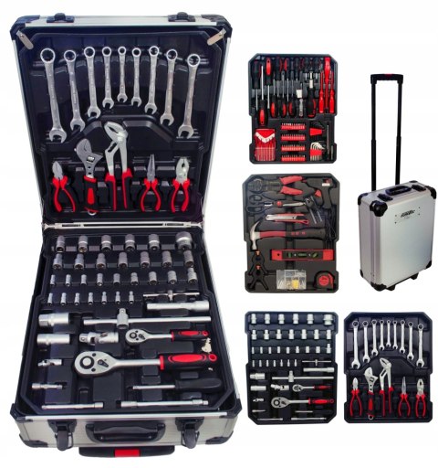 Zestaw Narzędzi Eurotec 300El W Walizce Xxl Z Organizerami - Nowy!