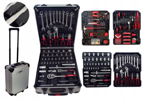 Zestaw Narzędzi Eurotec 300El W Walizce Xxl Z Organizerami - Nowy!