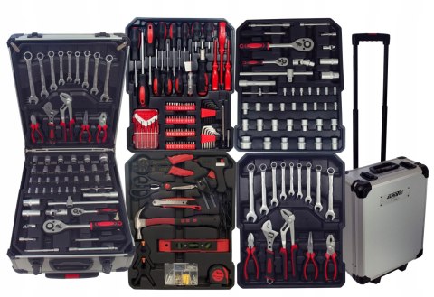 Zestaw Narzędzi Eurotec 300El W Walizce Xxl Z Organizerami - Nowy!