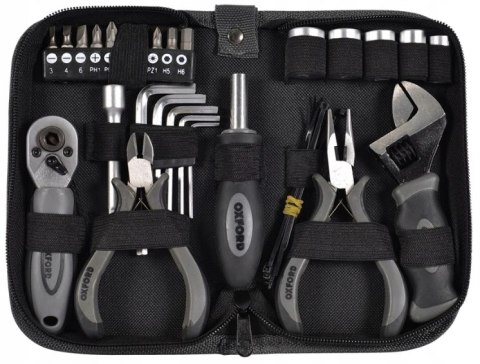 Zestaw Narzędzi Motocyklowych Oxford Tool Kit Pro 27 El. W Piórniku