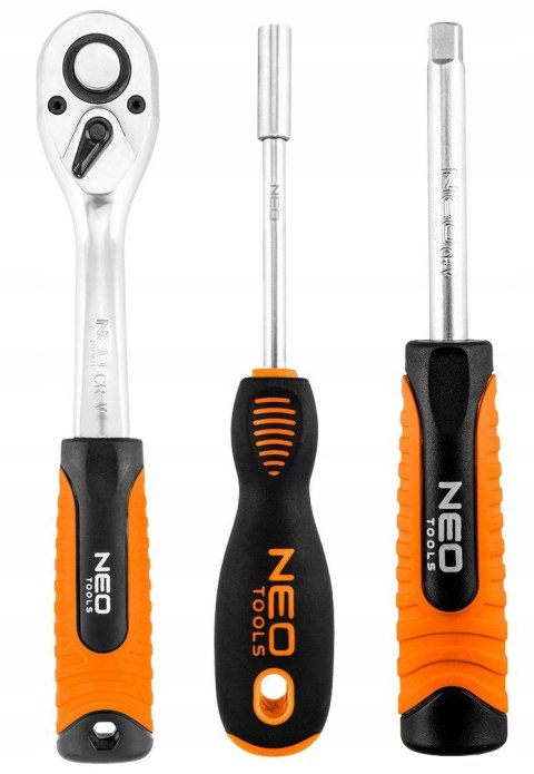 Zestaw Narzędzi Neo Tools 300 El. Klucze Nasadki Torx Walizka 1/2 3/8 1/4