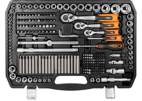 Zestaw Narzędzi Neo Tools 300 El. Klucze Nasadki Torx Walizka 1/2 3/8 1/4