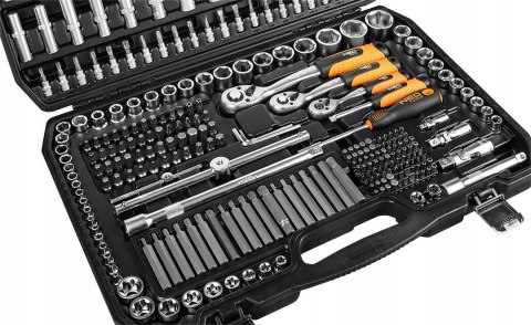 Zestaw Narzędzi Neo Tools 300 El. Klucze Nasadki Torx Walizka 1/2 3/8 1/4