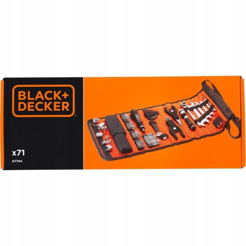 Zestaw Narzędzi Samochodowych Black&Decker 71 El. W Pokrowcu Z Latarką