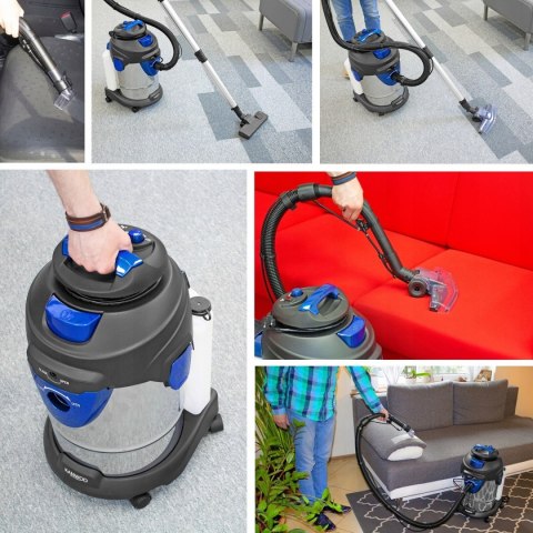Kanwod Superwash Odkurzacz 2000W Mokro-Sucho Z Zestawem Ssawek Do Prania