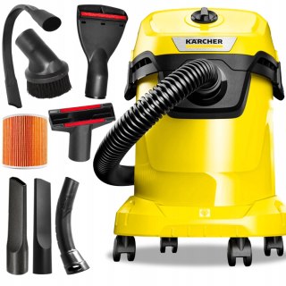Karcher Wd3 1000W Odkurzacz Przemysłowy Z Filtrem Kartridżowym
