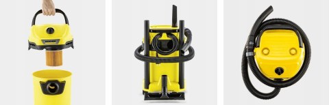 Karcher Wd3 V-15/6/20 Przemysłowy Odkurzacz 15L Do Domu I Warsztatu