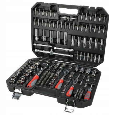 Zestaw Kluczy Nasadowych Proline 179 Elementów Crv Torx Hex 1/4 3/8 1/2
