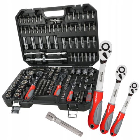Zestaw Kluczy Nasadowych Proline 179 Elementów Crv Torx Hex 1/4 3/8 1/2