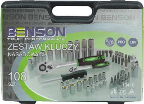 Zestaw Kluczy Nasadowych Torx 108 El. Chrome Vanadium W Walizce