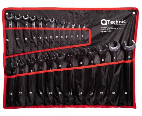 Zestaw Kluczy Płasko-Oczkowych Schmith 25Szt 6-32Mm Stal Węglowa Chromowana