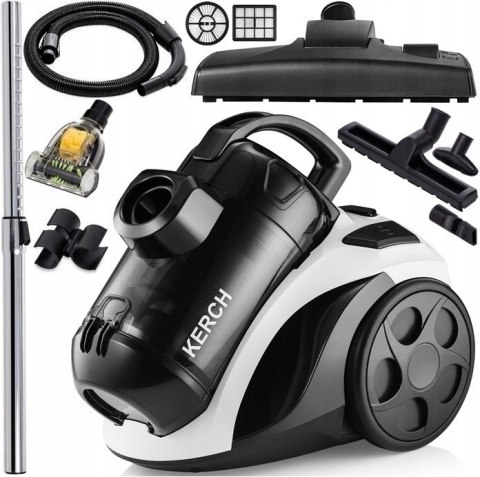 Kerch Vc3000 Bezworkowy 2L, Multicyclone, Hepa, Szczotki Do Podłóg/Dywanów