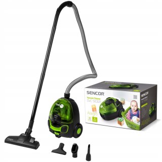 Odkurzacz Bezworkowy Sencor 890W Hepa 1.5L Cyklon Zielony Regulacja Mocy