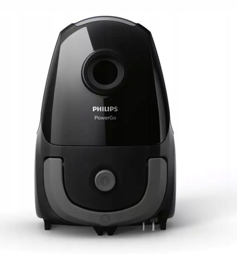 Odkurzacz Workowy Philips Powergo 3L 900W Z Zasięgiem 9M Czarny