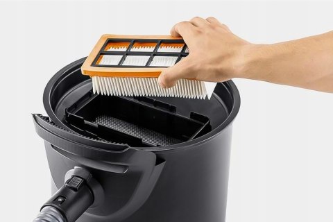 Karcher Ad 4 Premium Odkurzacz Kominkowy 600W 17L Filtr Płaski Falisty