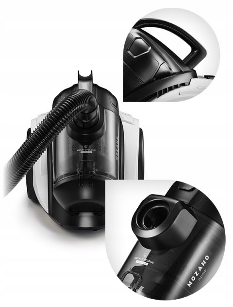 Odkurzacz Cyklonowy 4000W Hepa Turboszczotka 2L Bezworkowy 15W1 Mozano