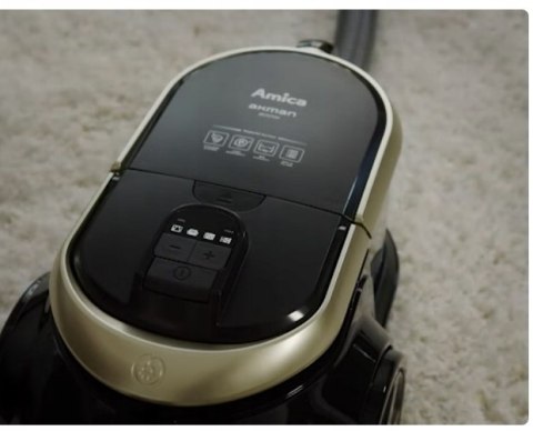 Odkurzacz Workowy Amica 850W Epa12 Mini Turboszczotka 2L Cichy Koła