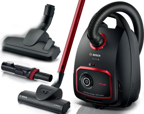 Odkurzacz Workowy Bosch Bgl6pow2 Hepa 850W, Zdalne Sterowanie 12M