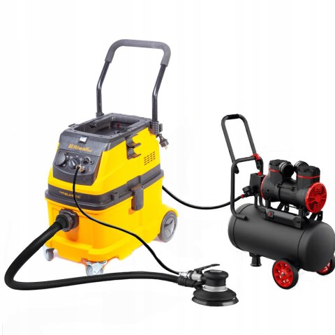 Odkurzacz Bezpyłowy Riwall 3800W Klasa M Afcs 40L Pilot Auto Mokro-Sucho