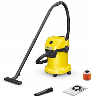 Odkurzacz Bezworkowy Karcher Wd 3 1000W 17L Sucho/Mokro Dmuchawa