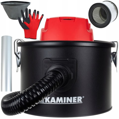 Odkurzacz Do Popiołu Kaminer 10L 800W Z Podwójnym Filtrem Hepa