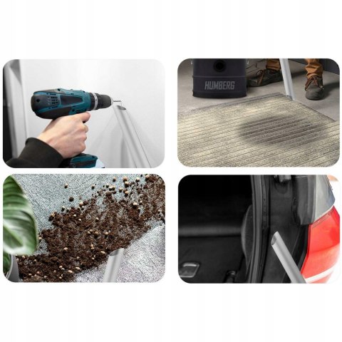 Odkurzacz Kominkowy Do Popiołu I Sadzy 15L 1200W Dmuchawa Filtr Hepa