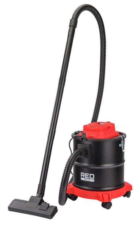 Odkurzacz Kominkowy Przemysłowy 2000W Red Technic Filtr Hepa Dmuchawa 20L