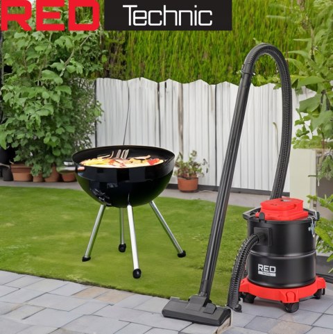 Odkurzacz Kominkowy Przemysłowy 2000W Red Technic Filtr Hepa Dmuchawa 20L