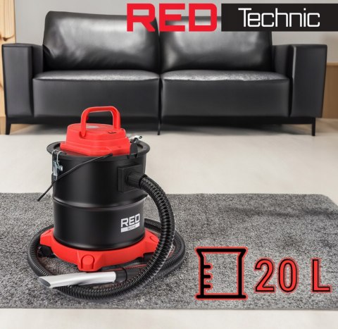 Odkurzacz Kominkowy Przemysłowy 2000W Red Technic Filtr Hepa Dmuchawa 20L