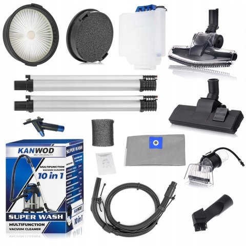 Odkurzacz Piorący Kanwod Superwash 2000W Do Sierści Filtr Hepa