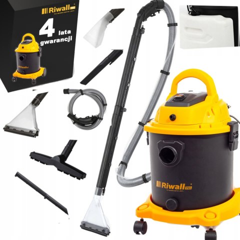 Odkurzacz Piorący Riwall 6W1 2200W Filtr Hepa Mokro-Sucho Dywany