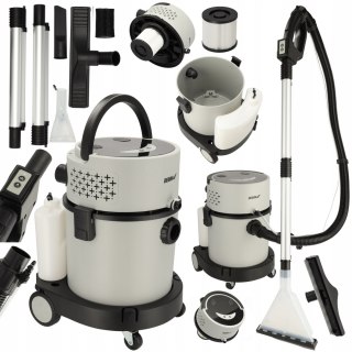 Odkurzacz Przemysłowy Dedra 1200W Mokro Sucho Pranie Dywanów Filtr Hepa