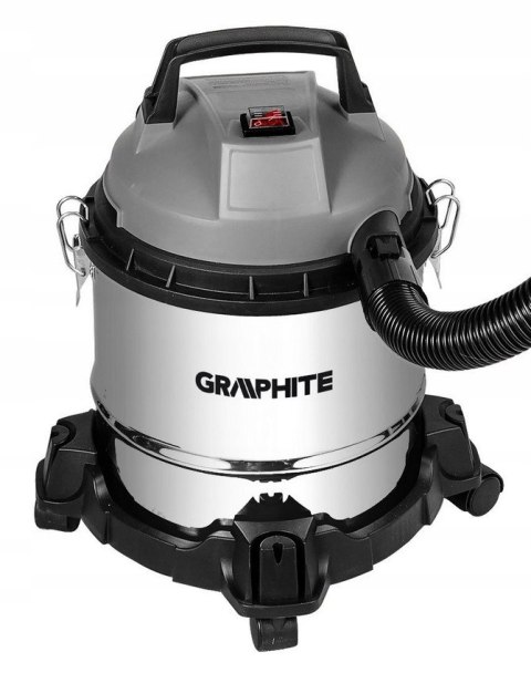 Odkurzacz Przemysłowy Graphite 59G613 800W 12L Sucho/Mokro 12Kpa 2M Wąż