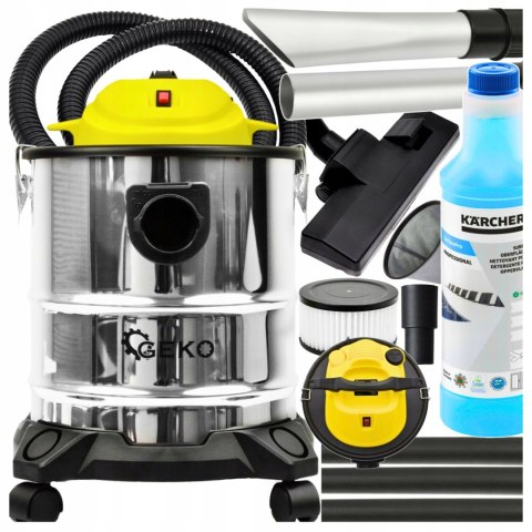 Odkurzacz Przemysłowy Karcher 2200W 20L Bezworkowy Z Otrząsaczem I Dmuchawą