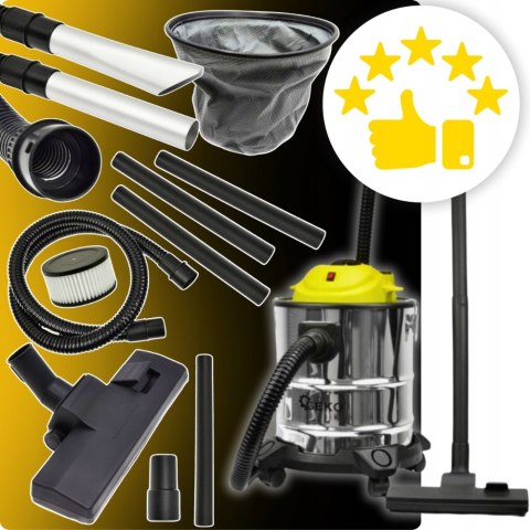 Odkurzacz Przemysłowy Karcher 2200W 20L Bezworkowy Z Otrząsaczem I Dmuchawą