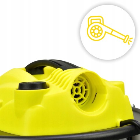 Odkurzacz Przemysłowy Karcher 2200W 20L Bezworkowy Z Otrząsaczem I Dmuchawą
