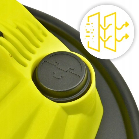 Odkurzacz Przemysłowy Karcher 2200W 20L Bezworkowy Z Otrząsaczem I Dmuchawą
