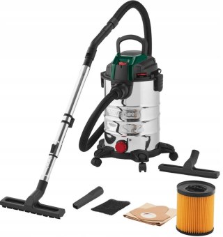 Odkurzacz Przemysłowy Parkside Pwd 25 C4 1400W 25L Sucho/Mokro Dmuchawa