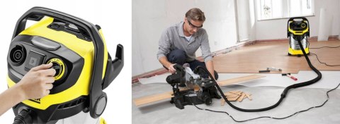 Odkurzacz Uniwersalny Karcher Wd 6 P Premium 1300W 30L Dmuchawa Gniazdo
