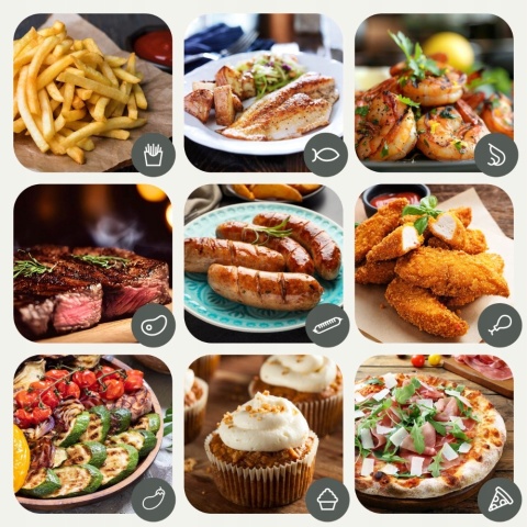 AIRFRYER 6,5L 1600W BEZTŁUSZCZOWA FRYTKOWNICA XXL Z OKIENKIEM, SZYBKA