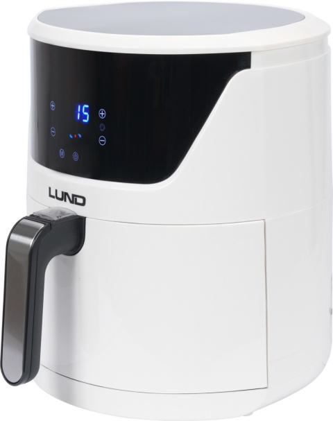 BEZTŁUSZCZOWA BIAŁA FRYTKOWNICA 5,7L 1800W LCD AIR FRYER - ZDROWE GOTOWANIE