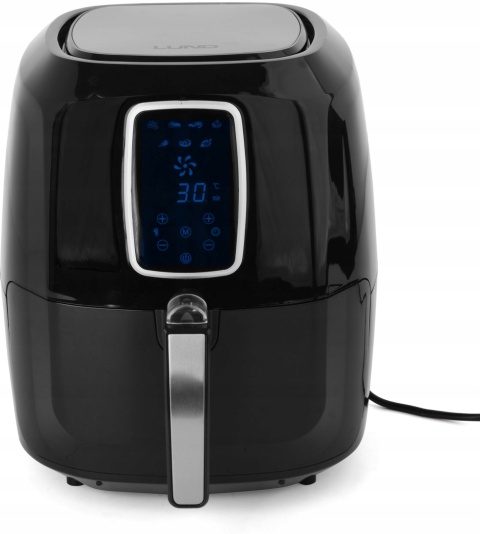 BEZTŁUSZCZOWA FRYTKOWNICA POWIETRZNA 1800W 5,2L Z LED - FRYTKOWNICA CZARNA