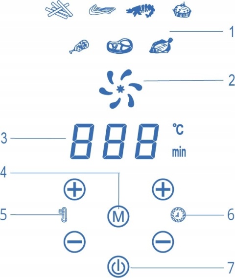 BEZTŁUSZCZOWA FRYTKOWNICA POWIETRZNA 1800W 5,2L Z LED - FRYTKOWNICA CZARNA