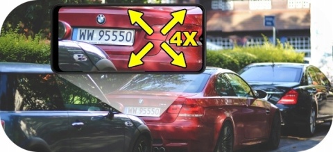 CZARNA KAMERA IP WIFI 4K UHD BEZPRZEWODOWA SMART NADZÓR Z AUDIO 4X ZOOM