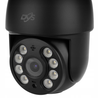 CZARNA KAMERA OBROTOWA WIFI 4MP TUYA SMART AUTO-TRACKING IP66 Z ZASILACZEM