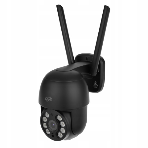 CZARNA KAMERA OBROTOWA WIFI 4MP TUYA SMART AUTO-TRACKING IP66 Z ZASILACZEM