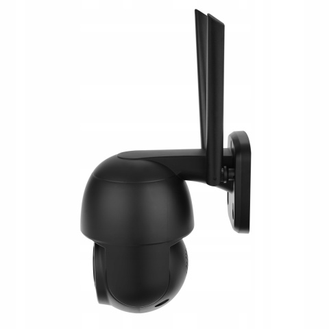 CZARNA KAMERA OBROTOWA WIFI 4MP TUYA SMART AUTO-TRACKING IP66 Z ZASILACZEM