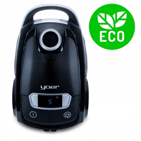 Cichy Odkurzacz workowy Yoer HEPA +6 szczotek INTELIGENTNY +PILOT